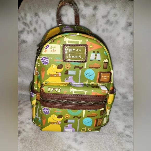 🎉❗️SALE❗️🎉 Loungefly Disney Pixar Up Dug & Knick-Knacks Mini Backpack - Picture 5 of 5